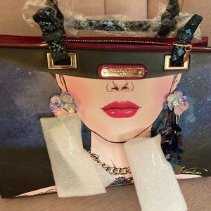 Nicole Lee MY NAME IS KARLA PRINT TOTE BAG